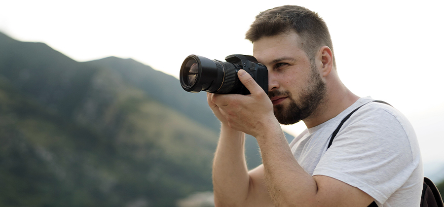 Photographer at work